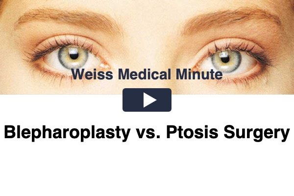Blepharoplasty vs. Ptosis Surgery