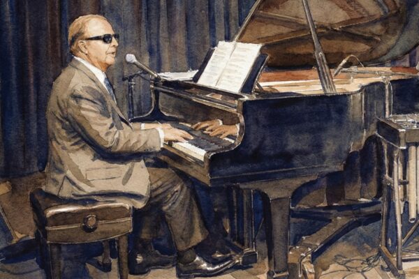 Try a little tenderness Shearing illustraton.